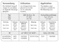 Bastuck Sportauspuff - Volvo S40/ V50 5-Zylinder inkl. Turbo
