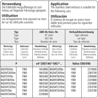 Bastuck Sportauspuff - 17+ Volvo S90/ V90 (ohne Cross...