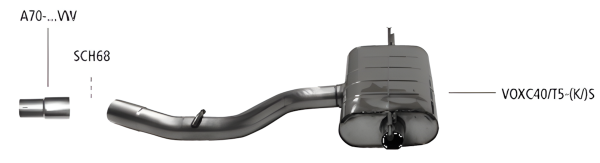 Bastuck Sport Exhaust - 18+ Volvo XC40