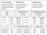 Bastuck Komplettanlage - Volvo XC90 6-Zylinder Sauger