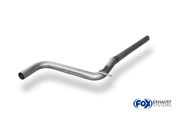 FOX Front Silencer Replacement - Seat Leon 5F ST (rigid axle)