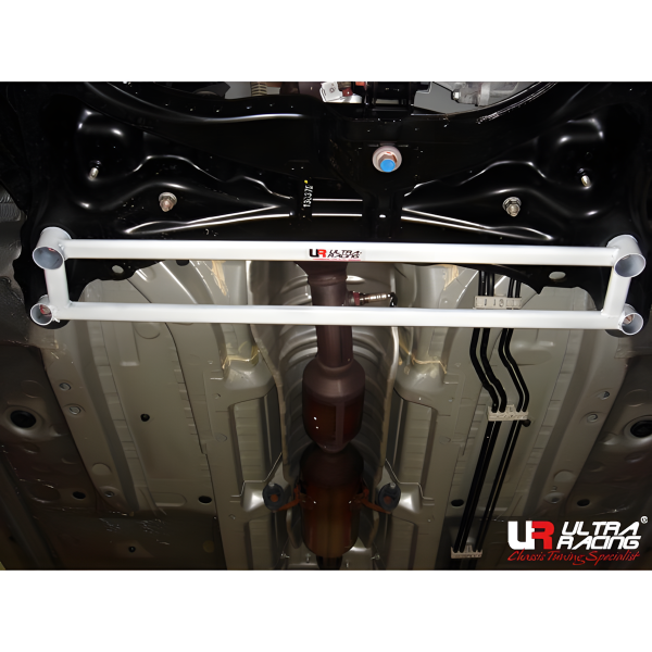 Ultra Racing Front Lower Bar 4-Point - 07-14 Scion XD (XP110) 1.8 (2WD) / 11+ Toyota Prius C (NHP10) 1.5 (2WD) / 07-16 Toyota Vios (XP90/XP150) 1.5 (2WD) / 05-13 Toyota Yaris (XP90) 1.5 (2WD) (Hatchback/Sedan)