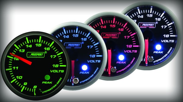 Prosport Racing Premium Serie Voltmeter