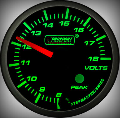 Prosport Racing Premium Series Electric Volt 60 mm, green-white, Smoked