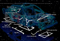 Ultra Racing Domstrebe vorn oben 2-Punkt - 02-08 Mazda 6...