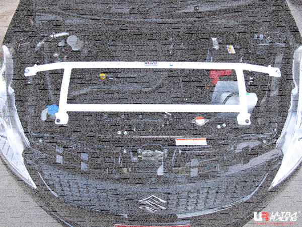 Ultra Racing Domstrebe vorn oben 4-Punkt - 10-17 Suzuki Swift (ZC72S) 1.2/1.4