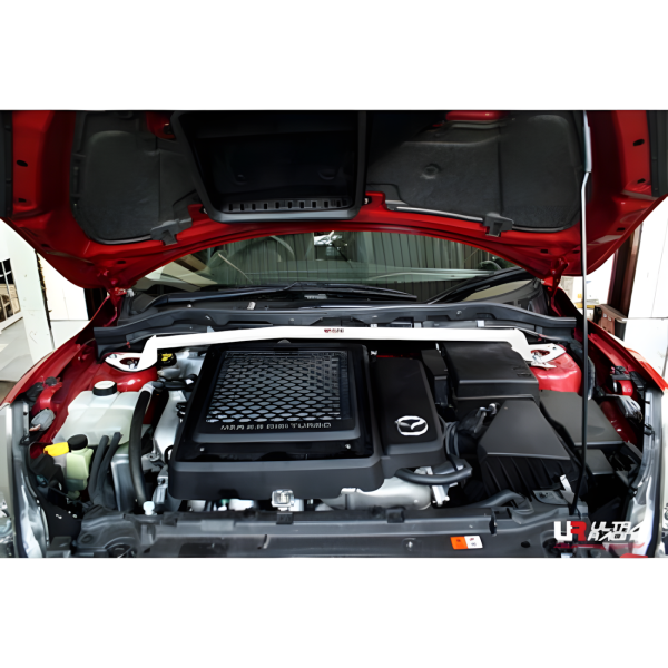 Ultra Racing Domstrebe vorn oben 2-Punkt - 10-13 Mazda 3 (MPS) (MZR 2.3) (2WD) (Hatchback)