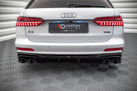 Maxton Design Rear extension Diffusor - Audi A6 S-Line/ S6 C8/ C8 Facelift
