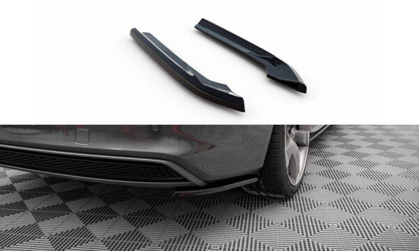 Maxton Design Heckansatz Flaps Diffusor V.2 - Audi A4 S-Line Avant B8 Facelift
