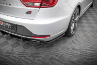Maxton Design Heckansatz Flaps Diffusor V.1 - Seat Leon Cupra Sportstourer MK3
