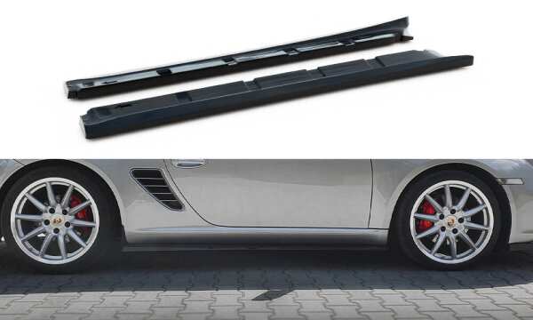 Maxton Design Side Skirts Diffusers - Porsche Boxster 987