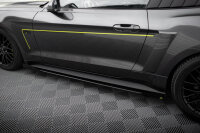 Maxton Design Street Pro Side Skirts Diffusers + Flaps - Ford Mustang GT MK6