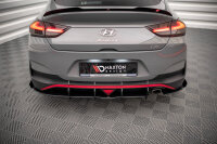 Maxton Design Street Pro Rear extension Flaps Diffusor - Hyundai I30 Fastback N-Line MK3 Facelift