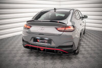 Maxton Design Street Pro Heckansatz Flaps Diffusor - Hyundai I30 Fastback N-Line MK3 Facelift
