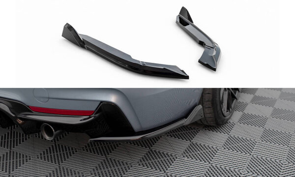 Maxton Design Heckansatz Flaps Diffusor V.5 - BMW 4er Coupe M-Paket F32