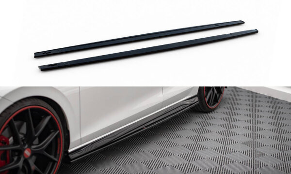 Maxton Design Side Skirts Diffusers - VW Golf GTI/ GTE/ GTI Clubsport/ GTD/ R-Line MK8