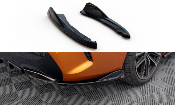 Maxton Design Rear extension Flaps Diffusor V.2 - BMW 4 M440i G22/ G23/ G22 Facelift/ G23 Facelift