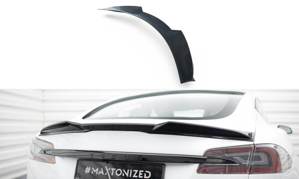 Maxton Design Spoiler Cap - Tesla Model S Plaid MK1 Facelift