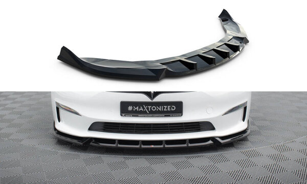 Maxton Design Frontansatz V.1 - Tesla Model S Plaid MK1 Facelift