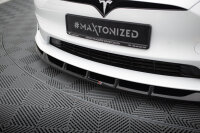Maxton Design Front extension V.3 - Tesla Model S Plaid MK1 Facelift
