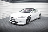 Maxton Design Front extension V.3 - Tesla Model S Plaid MK1 Facelift