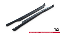 Maxton Design Side Skirts Diffusers V.2 - Tesla Model S Plaid MK1 Facelift