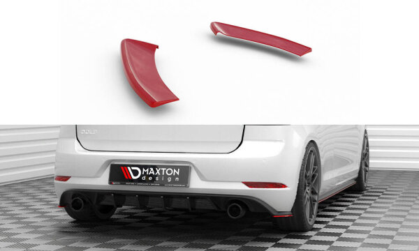Maxton Design Rear extension Flaps Diffusor V.2 - VW Golf GTI MK7 Facelift