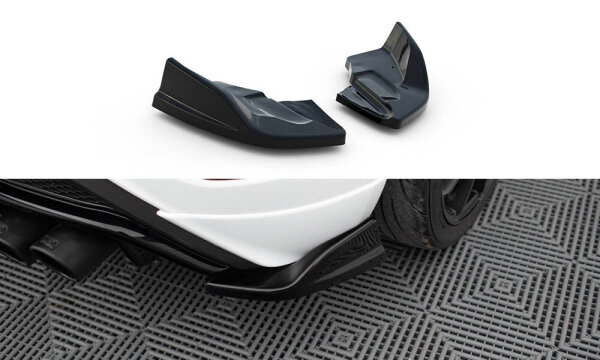 Maxton Design Rear extension Flaps Diffusor V.2 - Ford Fiesta ST MK7 Facelift