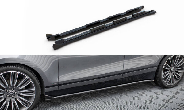 Maxton Design Side Skirts Diffusers - Land Rover Range Rover Velar R-Dynamic MK1