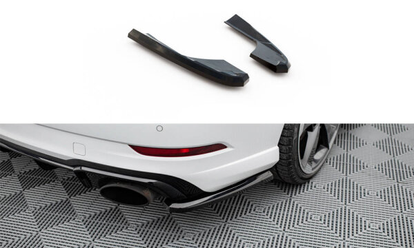 Maxton Design Heckansatz Flaps Diffusor V.2 - Audi RS3 Limousine 8V Facelift