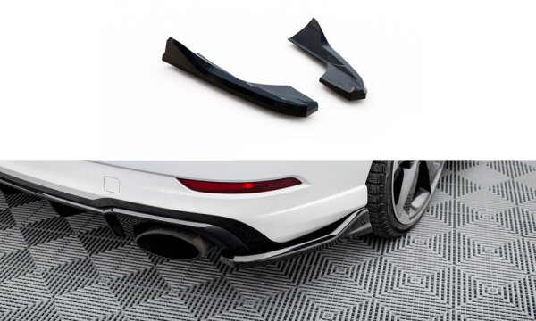 Maxton Design Rear extension Flaps Diffusor V.3 - Audi RS3 Limousine 8V Facelift