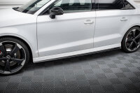 Maxton Design Side Skirts Diffusers V.2 - Audi RS3 Limousine 8V Facelift