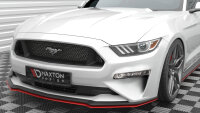 Maxton Design Front extension V.2 - Ford Mustang MK6 Facelift