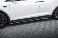 Maxton Design Side Skirts Diffusers - Tesla Model X MK1 Facelift