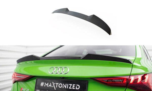 Maxton Design Prepreg Carbon tailgate spoiler - Audi RS3/ S3/ A3 S-Line/ Standard Limousine 8Y