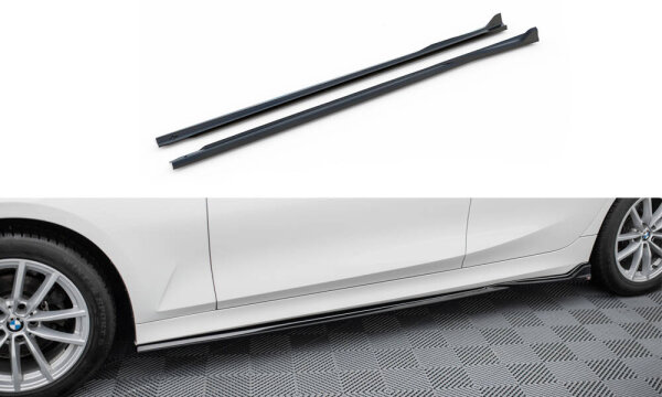 Maxton Design Side Skirts Diffusers - BMW 3 Limousine/ Touring G20/ G21 Facelift