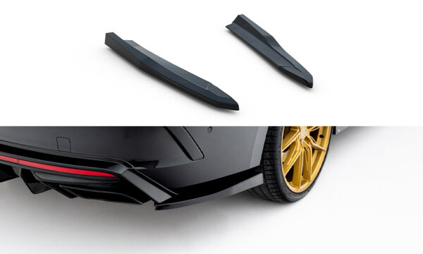 Maxton Design Rear extension Flaps Diffusor V.4 - Skoda Octavia RS Liftback/ Combi MK4 Facelift