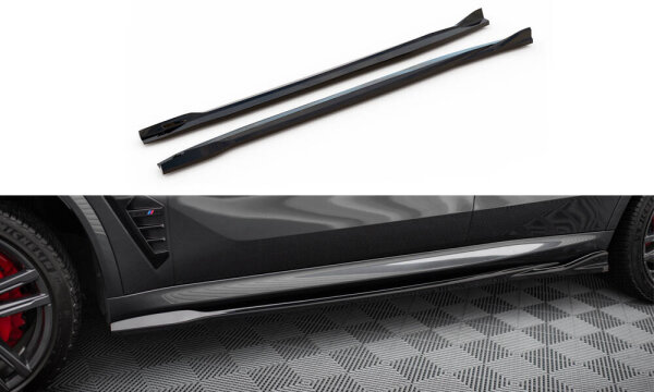 Maxton Design Side Skirts Diffusers - BMW X5 M F95/ F95 Facelift