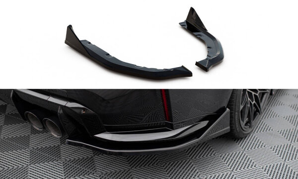 Maxton Design Heckansatz Flaps Diffusor V.3 - CSL Look BMW M3 Limousine/ Touring G80/ G81