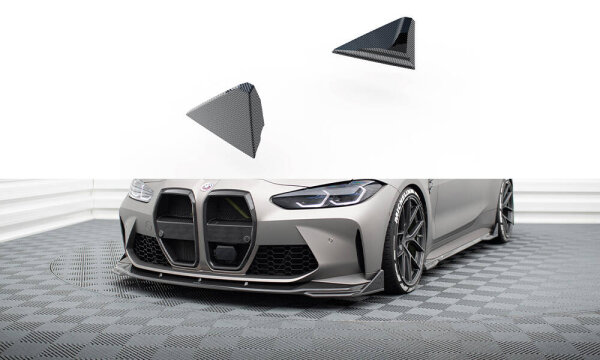 Maxton Design Prepreg Carbon front bumper Flaps - BMW M4 G82/ G82 Facelift