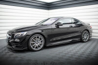 Maxton Design Seitenschweller Ansatz - Mercedes S Coupe AMG-Line C217 Facelift