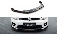 Maxton Design Front Ansatz V.5 + Flaps - VW Golf R/...