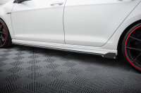 Maxton Design Side Skirts Diffusers V.3 + Flaps - VW Golf R/ R-Line MK7