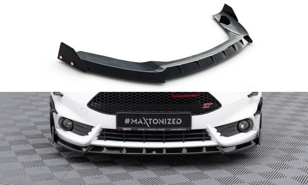 Maxton Design Front Ansatz V.6 + Flaps - Ford Fiesta ST MK7 Facelift