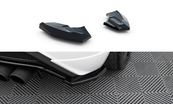Maxton Design Rear extension Flaps Diffusor V.3 - Ford Fiesta ST MK7 Facelift