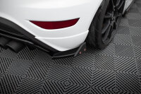 Maxton Design Rear extension Flaps Diffusor V.3 + Flaps - Ford Fiesta ST MK7 Facelift