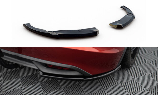Maxton Design Rear extension Flaps Diffusor - Honda Civic Hatchback MK9