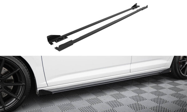 Maxton Design Street Pro Seitenschweller Ansatz + Flaps - VW Jetta GLI MK7