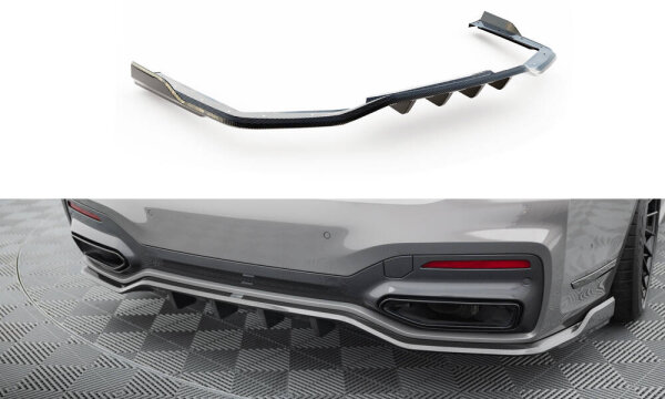 Maxton Design Prepreg Carbon Rear extension Diffusor - BMW 7 M-Package G11/ G12 Facelift