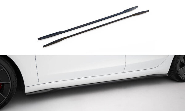 Maxton Design Side Skirts Diffusers V.2 - Tesla Model 3 Performance MK1 Facelift